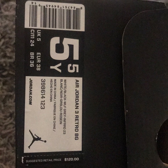 air Jordan 3 retro (big kids) - Picture 3 of 3